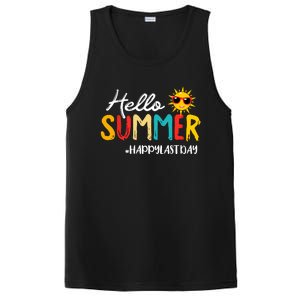 Hello Summer Happy Last Day Of School Teacher Student PosiCharge Competitor Tank