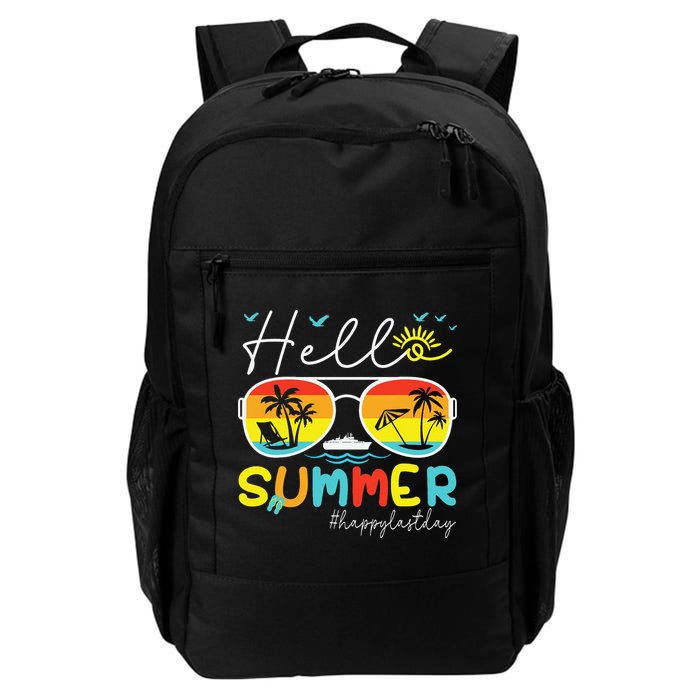 Hello Summer Happy Last Day Of School Teacher Student Backpack