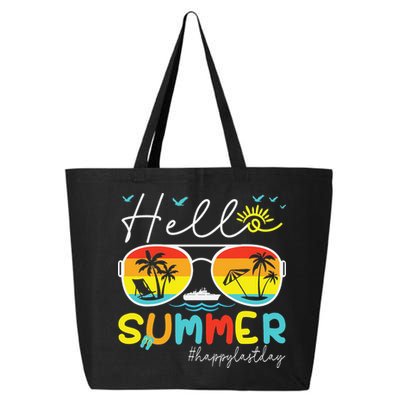 Hello Summer Happy Last Day Of School Teacher Student 25L Jumbo Tote
