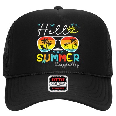 Hello Summer Happy Last Day Of School Teacher Student Hat