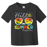 Hello Summer Happy Last Day Of School Teacher Student Toddler T-Shirt