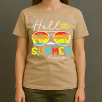 Hello Summer Happy Last Day Of School Teacher Student T-Shirt
