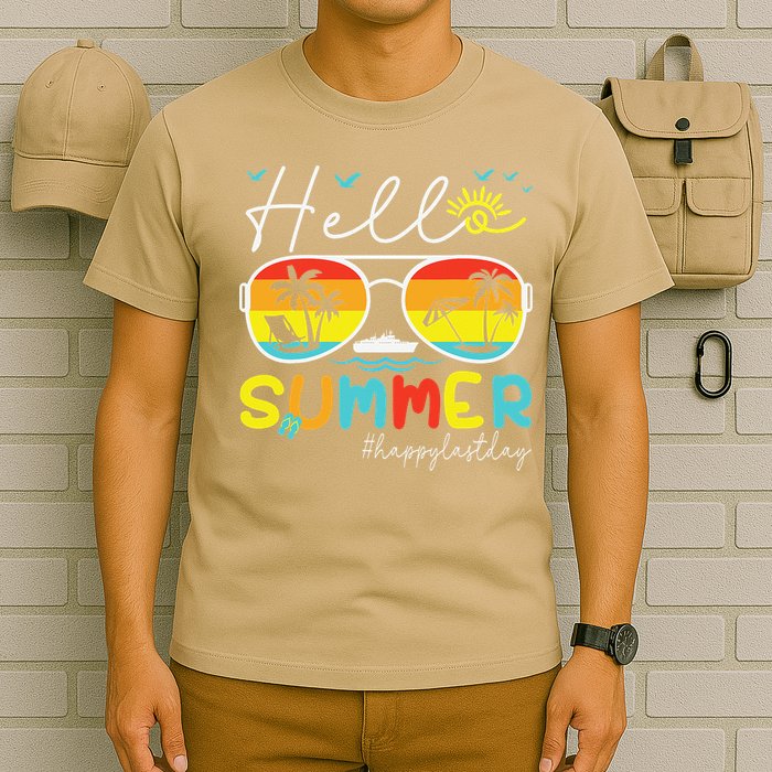 Hello Summer Happy Last Day Of School Teacher Student T-Shirt