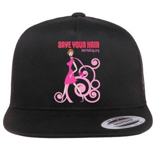 Hair Salon Flat Bill Trucker Hat