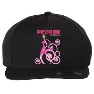 Hair Salon Wool Snapback Cap