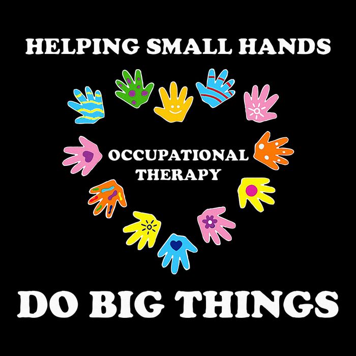 Helping Small Hands Do Big Things Occupational Therapy Ot 7-Panel Snapback Hat