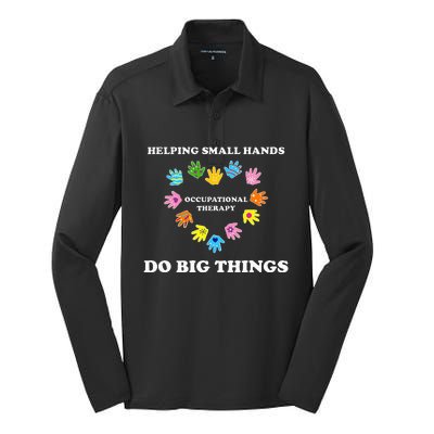 Helping Small Hands Do Big Things Occupational Therapy Ot Silk Touch Performance Long Sleeve Polo