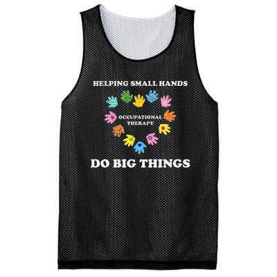 Helping Small Hands Do Big Things Occupational Therapy Ot Mesh Reversible Basketball Jersey Tank