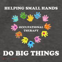 Helping Small Hands Do Big Things Occupational Therapy Ot Vector Backpack