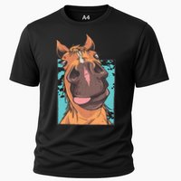 Horse Selfie Cooling Performance Crew T-Shirt
