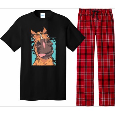 Horse Selfie Pajama Set