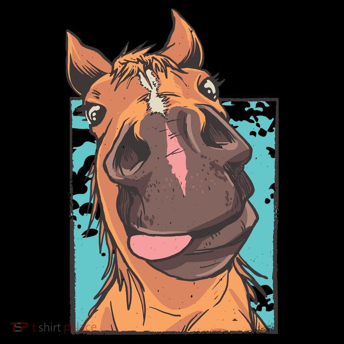 Horse Selfie 16 in Basic Backpack
