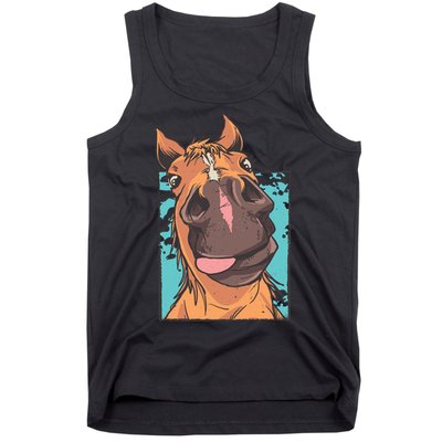 Horse Selfie Tank Top