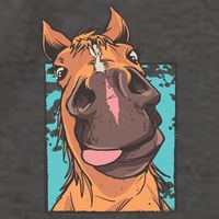 Horse Selfie Vector Backpack
