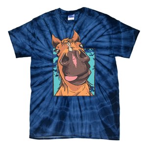 Horse Selfie Tie-Dye T-Shirt