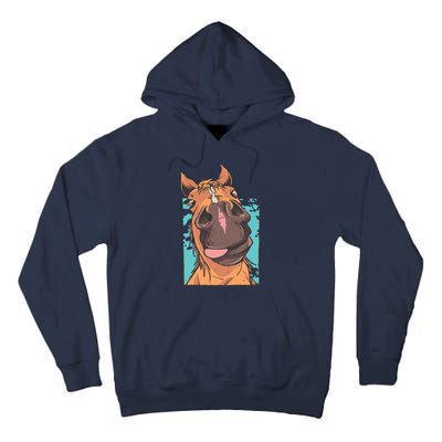 Horse Selfie Tall Hoodie