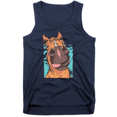 Horse Selfie Tank Top