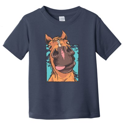 Horse Selfie Toddler T-Shirt