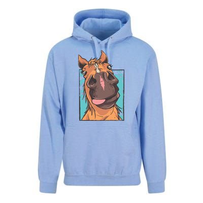 Horse Selfie Unisex Surf Hoodie