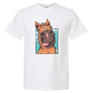 Horse Selfie Garment-Dyed Heavyweight T-Shirt