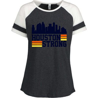 Houston Strong Enza Ladies Jersey Colorblock Tee