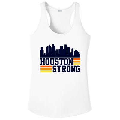 Houston Strong Ladies PosiCharge Competitor Racerback Tank