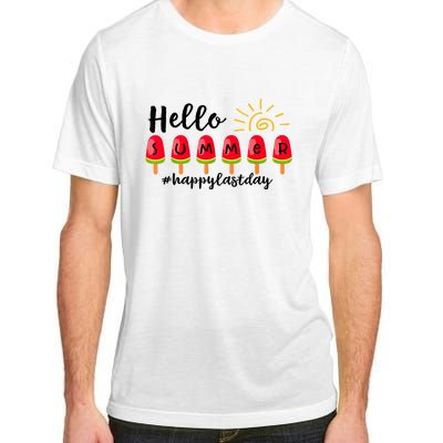 Hello Summer Happy Last Day School Teacher Student Adult ChromaSoft Performance T-Shirt