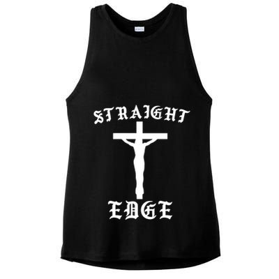 Heelest Store He Deserved It Ladies PosiCharge Tri-Blend Wicking Tank