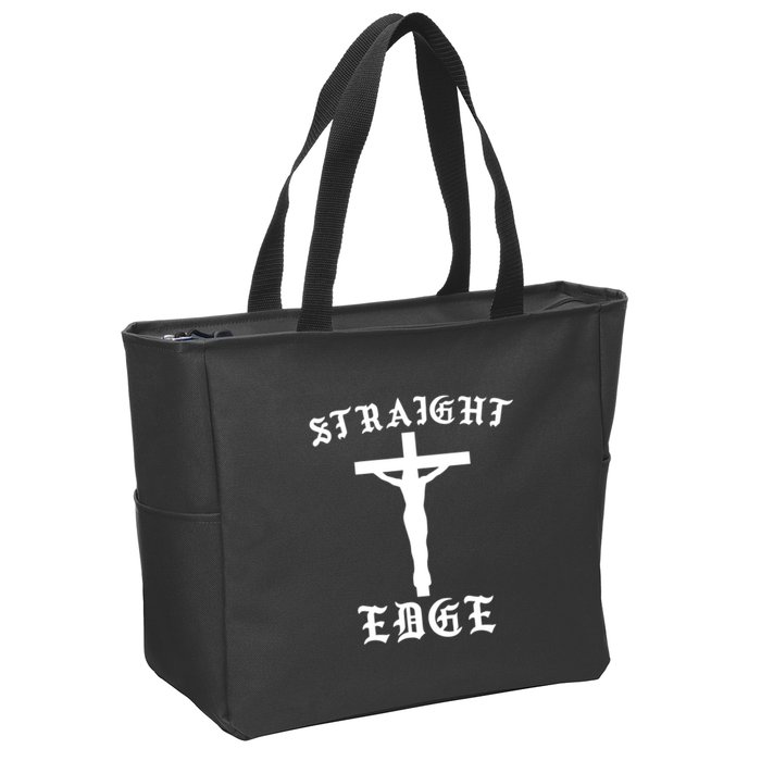 Heelest Store He Deserved It Zip Tote Bag