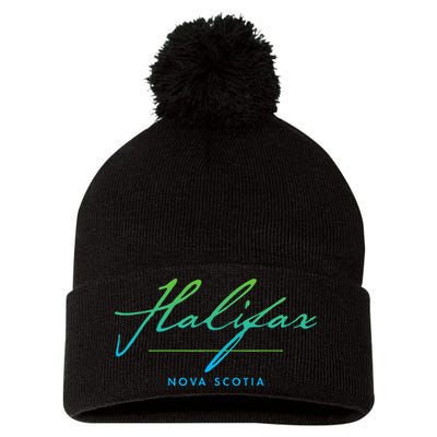 Halifax Scotia Pom Pom 12in Knit Beanie