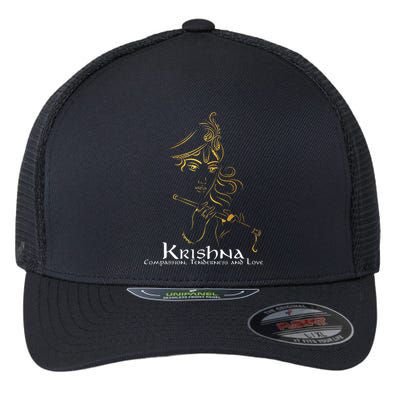 Hindu S Hinduism Diwali Festival Gods Lord Krishna Flexfit Unipanel Trucker Cap