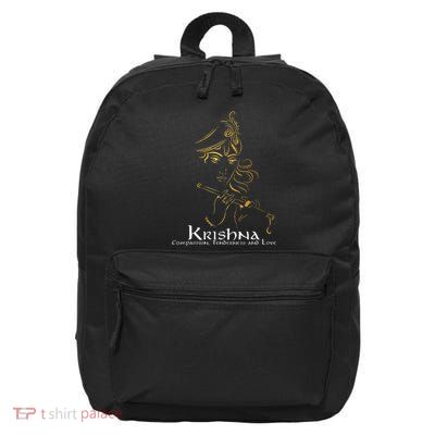 Hindu S Hinduism Diwali Festival Gods Lord Krishna 16 in Basic Backpack