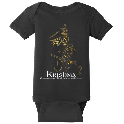 Hindu S Hinduism Diwali Festival Gods Lord Krishna Baby Bodysuit