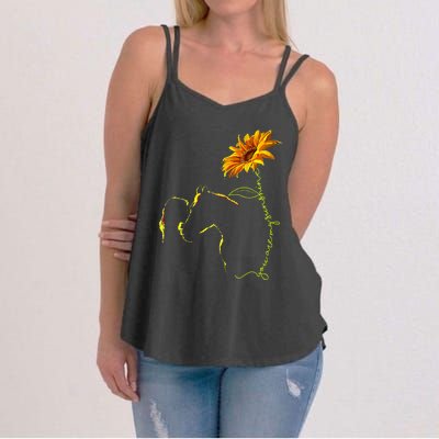 Horse Sunflower Horseback Riding Equestrian Horse Lover Women's Strappy Tank