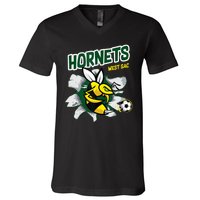 Hornets Soccer V-Neck T-Shirt