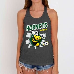 Hornets Soccer Women's Knotted Racerback Tank