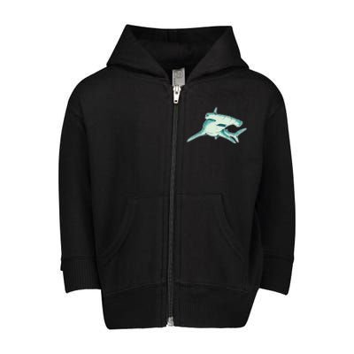 Hammerhead Shark Toddler Zip Fleece Hoodie