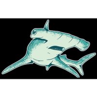 Hammerhead Shark Bumper Sticker