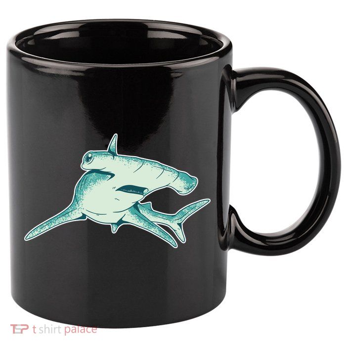 Hammerhead Shark 11oz C Handle Ceramic Mug