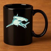 Hammerhead Shark 11oz C Handle Ceramic Mug