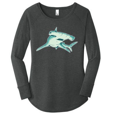 Hammerhead Shark Women's Perfect Tri Tunic Long Sleeve Shirt