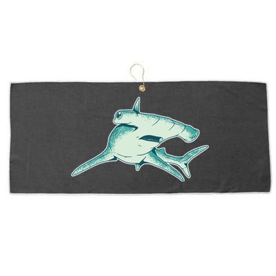 Hammerhead Shark Large Microfiber Waffle Golf Towel