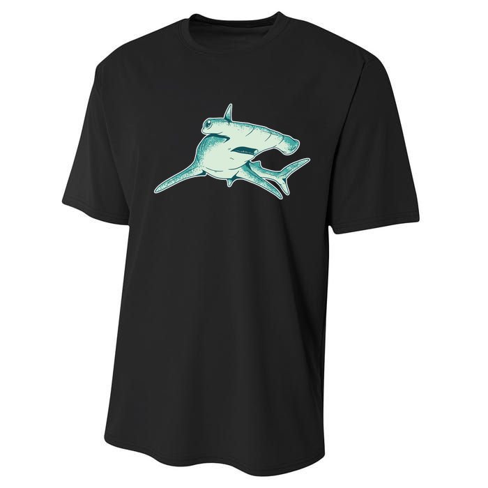 Hammerhead Shark Performance Sprint T-Shirt