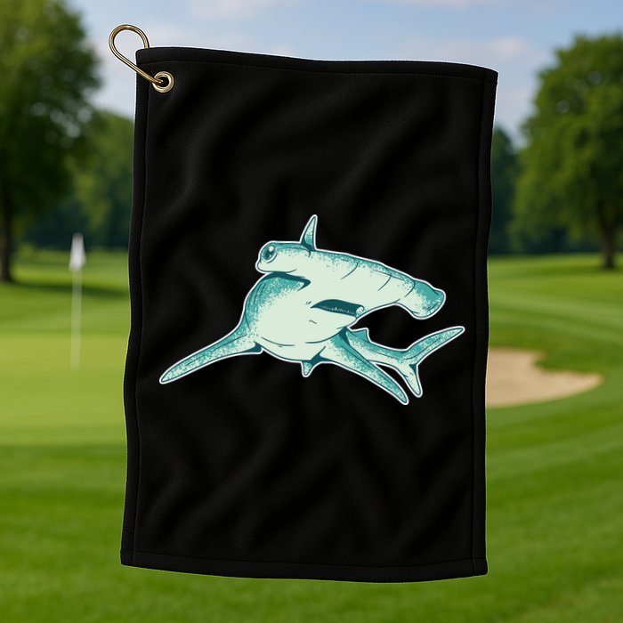 Hammerhead Shark Golf Towel