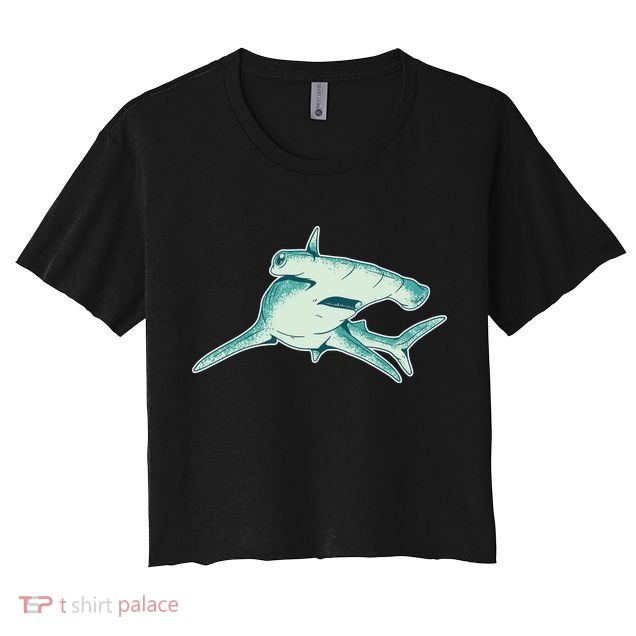 Hammerhead Shark Crop Top