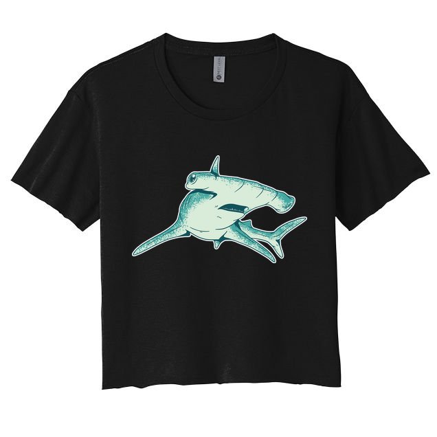 Hammerhead Shark Crop Top