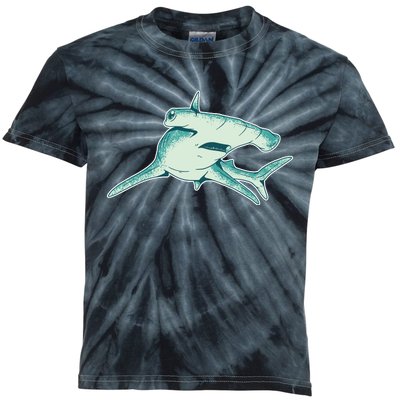 Hammerhead Shark Kids Tie-Dye T-Shirt