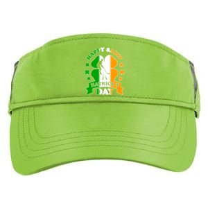 Happy Saint Hatrick's Day Irish Hockey Player St Patrick's Funny Gift Adult Drive Performance Visor