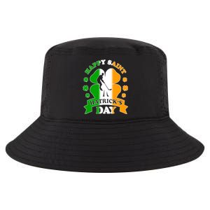 Happy Saint Hatrick's Day Irish Hockey Player St Patrick's Funny Gift Cool Comfort Performance Bucket Hat