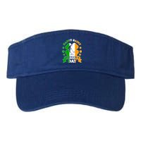 Happy Saint Hatrick's Day Irish Hockey Player St Patrick's Funny Gift Valucap Bio-Washed Visor